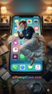How to Sleep on Smartphone Bed Design - Free Ai Prompt