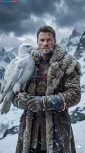 How to Take a Photo with Eagle Frozen Mountain Portrait - Free Ai Prompt