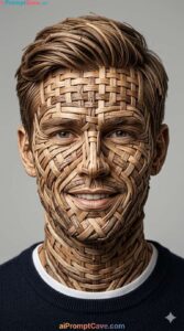 How to Turn your Photo into Wooden Twig Portrait - Free Ai Prompt