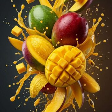 Hyper-Realistic Floating Fruit Splash Food Photography - Free Ai Prompt