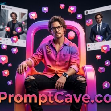 Instagram King Throne Portrait - Free Ai Image Prompt
