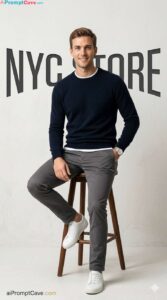 Luxury Male Fashion Editorial - Cinematic Magazine Style - Free Ai Image Prompt