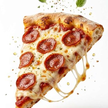 Marketing Advertisement Pepperoni Pizza Slice Photography Shot - Free Ai Prompt