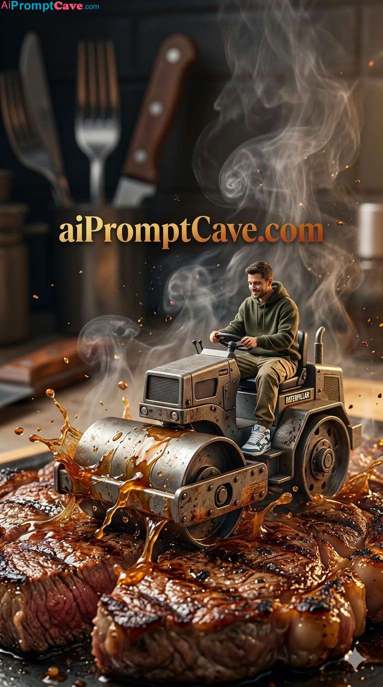 Miniature Man Rolling Grilled Meat Slices – Free Ai Prompt Miniature Man Rolling Grilled Meat Slices - Free Ai Prompt