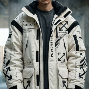 Off-White × Balenciaga Fashion Scale Error Editorial Prompt - Free Ai Image Prompt