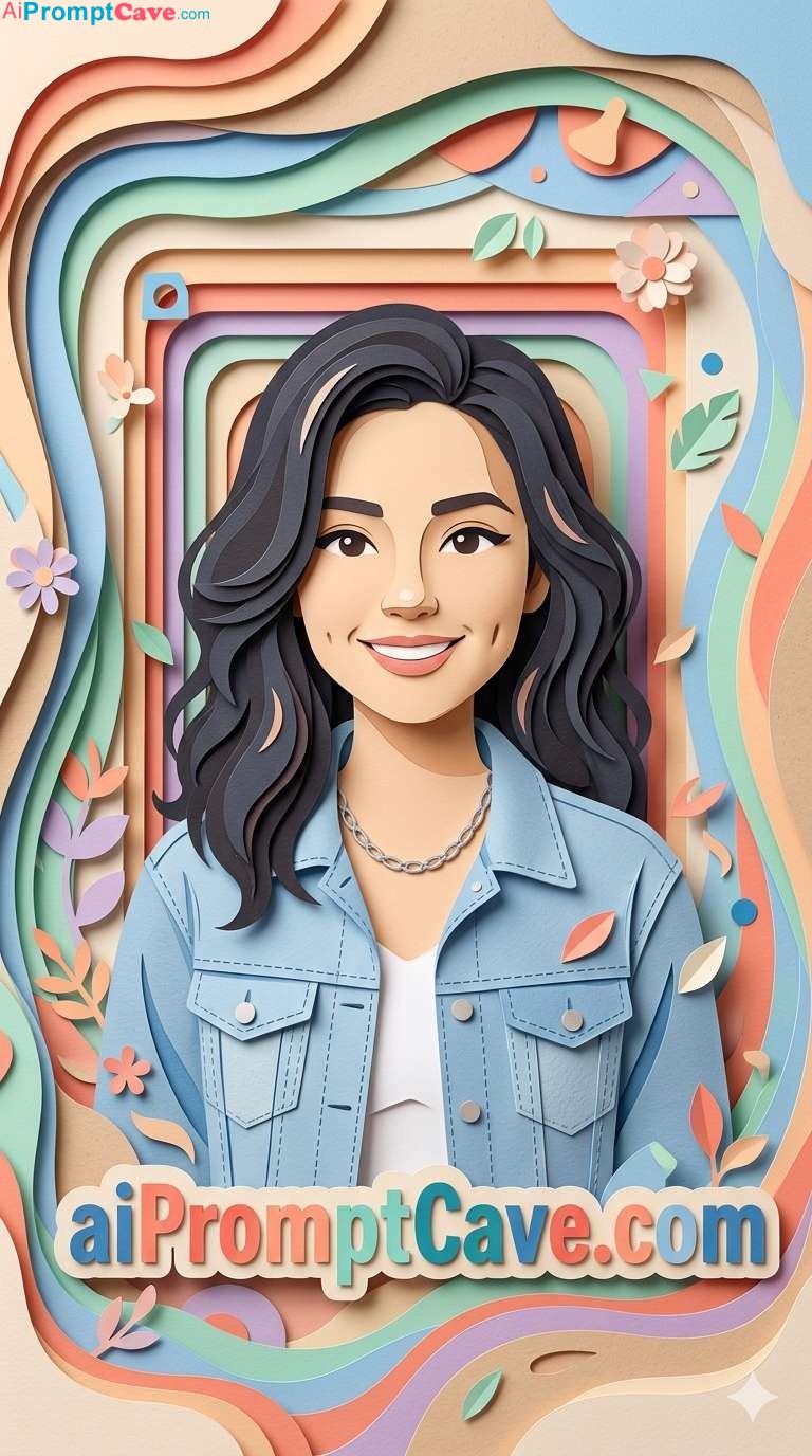 Paper Cut Cartoon Portrait Effect - Photo Transformation - Free Ai Prompt