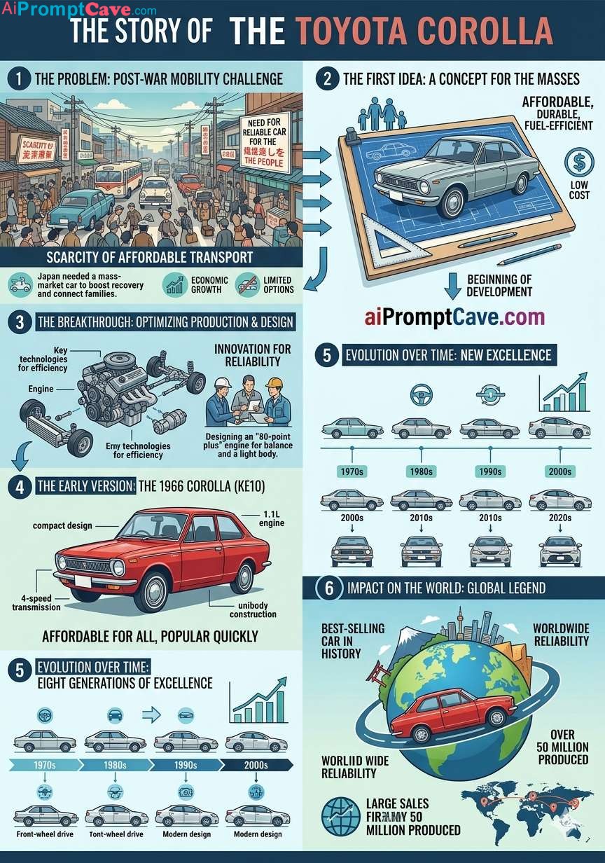 Professional Infographic Tutorial Poster for any Product - Free Ai Image Prompt