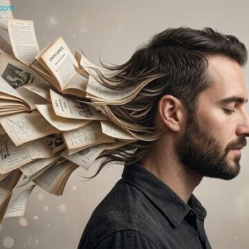 Surreal Book Mind Portrait Man Prompt - Free Ai Prompt