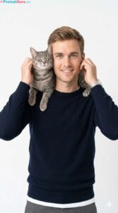 Take a Fashion Photo with Cat in Studio Shot - Free Ai Image Prompt