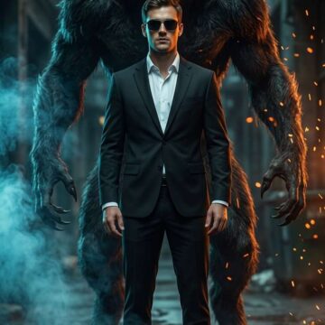 Turn Your Photo into Elegant Suit with Werewolf - Free Ai Image Prompt