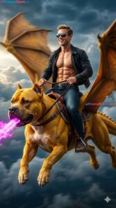 Turn your Photo into Dragon Dog Hybrid Rider - Free Ai Prompt