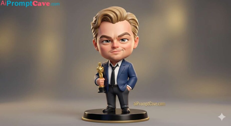 3D Leonardo DiCaprio Caricature Character Prompt - Free Ai Image Prompt