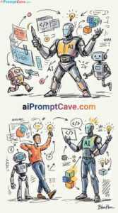 AI Builder Doodle Sketch Style Prompt - Free Ai Image Prompt