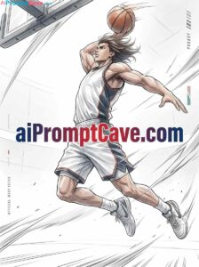 Anime Basketball Poster Prompt - Free Ai Image Prompt