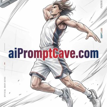 Anime Basketball Poster Prompt - Free Ai Image Prompt