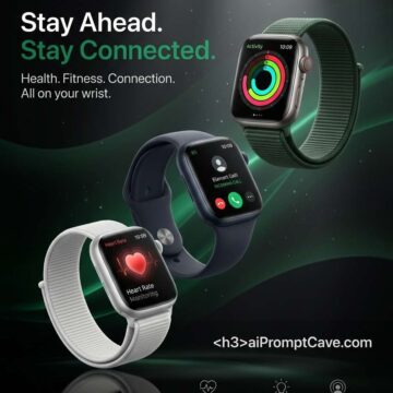 Apple Watch Series 11 Luxury Billboard Ad - Free Ai Image Prompt