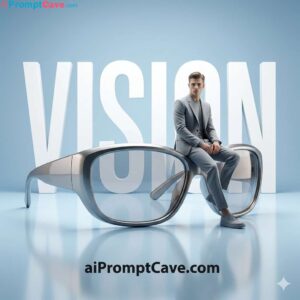 Avant-Garde Luxury Eyewear Vision Poster - Free Ai Image Prompt