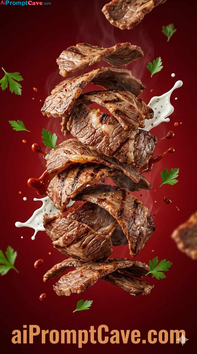 Cinematic Döner Kebab Commercial Prompt - Free Ai Image Prompt