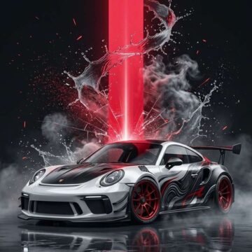 Cinematic GTRS Sports Car Poster Prompt - Free Ai Image Prompt