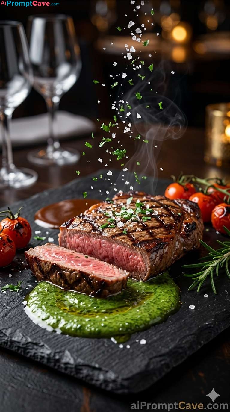 Cinematic Gourmet Food Photography Prompt for Ultra Realistic AI Images - Free Ai Image Prompt