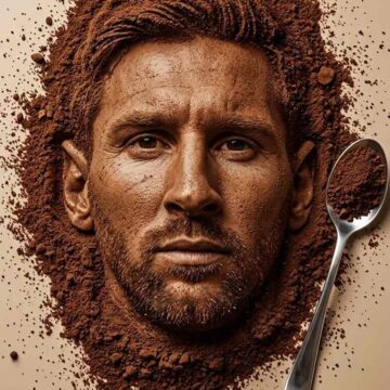 Coffee Face Impression Portrait Prompt - Free Ai Image Prompt