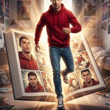 Cristiano Ronaldo Comic Book Prompt - Free Ai Image Prompt