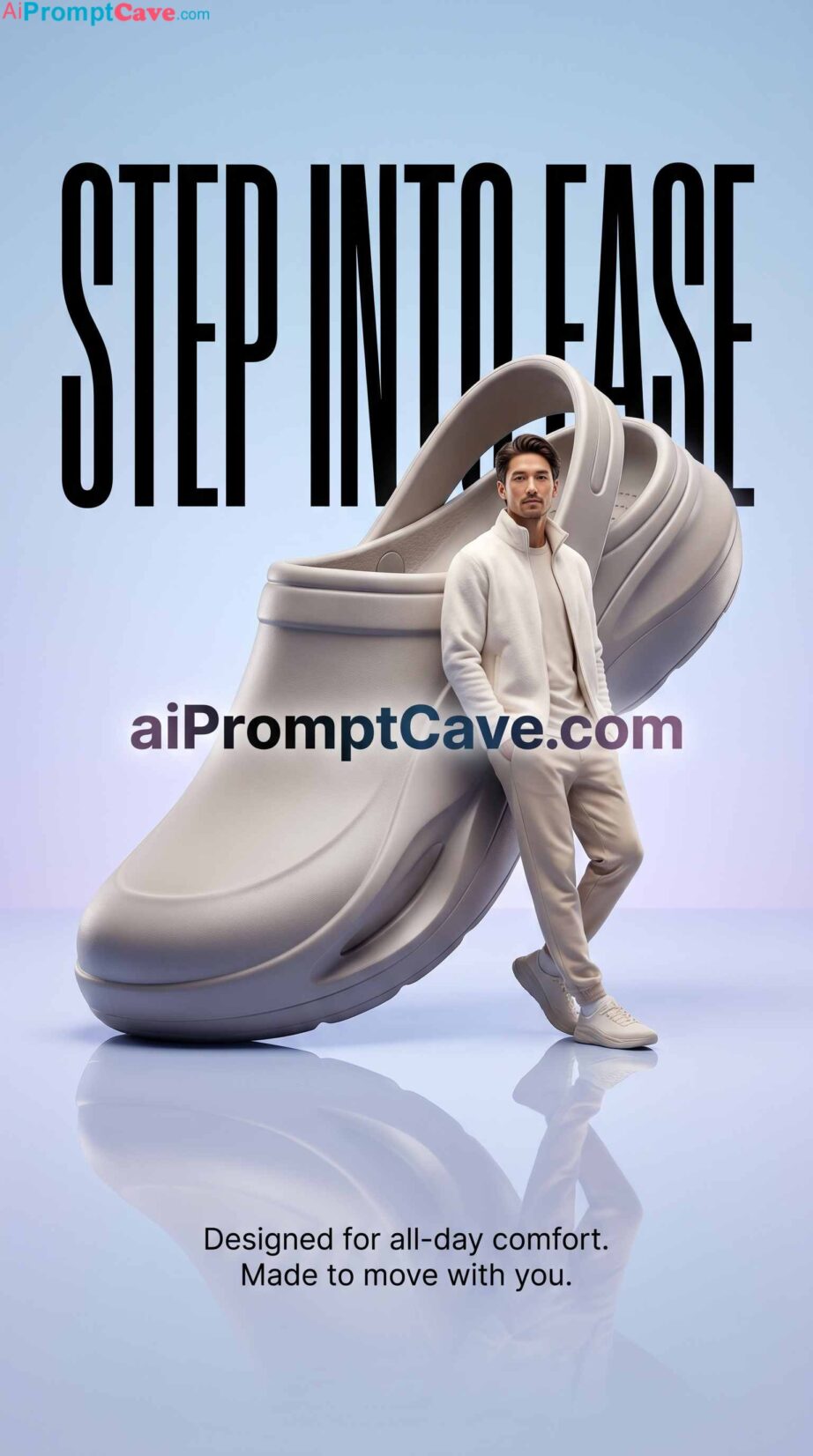 Crocs Clog Ad Photo Shot - Free Ai Image Prompt