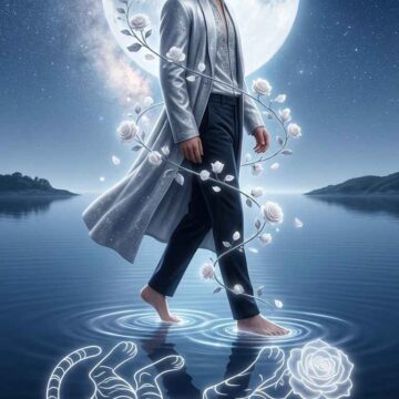 Dreamlike Fantasy Moonlake Portrait - Free Ai Image Prompt