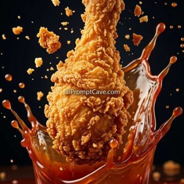 Dynamic Fried Chicken Showcase Series Prompt - Free Ai Image Prompt