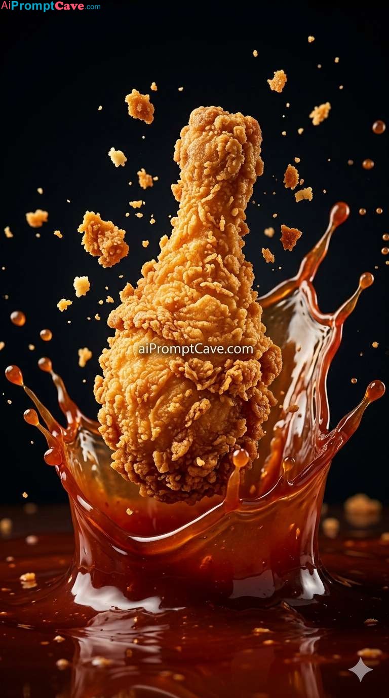 Dynamic Fried Chicken Showcase Prompt – Free Ai Image Prompt Dynamic Fried Chicken Showcase Series Prompt - Free Ai Image Prompt
