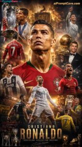 Epic Cristiano Ronaldo Career Poster Prompt - Free Ai Image Prompt Epic Cristiano Ronaldo Career Poster Prompt - Free Ai Image Prompt