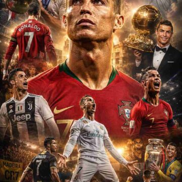 Epic Cristiano Ronaldo Career Poster Prompt - Free Ai Image Prompt