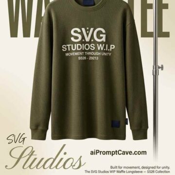 Fashion Tee Editorial Fashion Product Ad - Free Ai Prompt