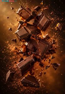 Floating Chocolate Explosion Cinematic Product Photography Prompt - Free Ai Image Prompt