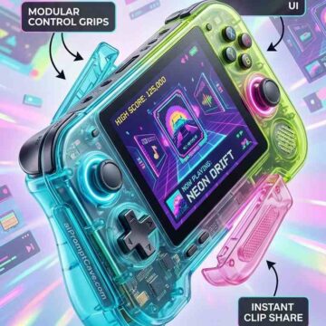 GLITCHBOY AIR Fictional Gaming Console Ad Prompt - Free Ai Image Prompt