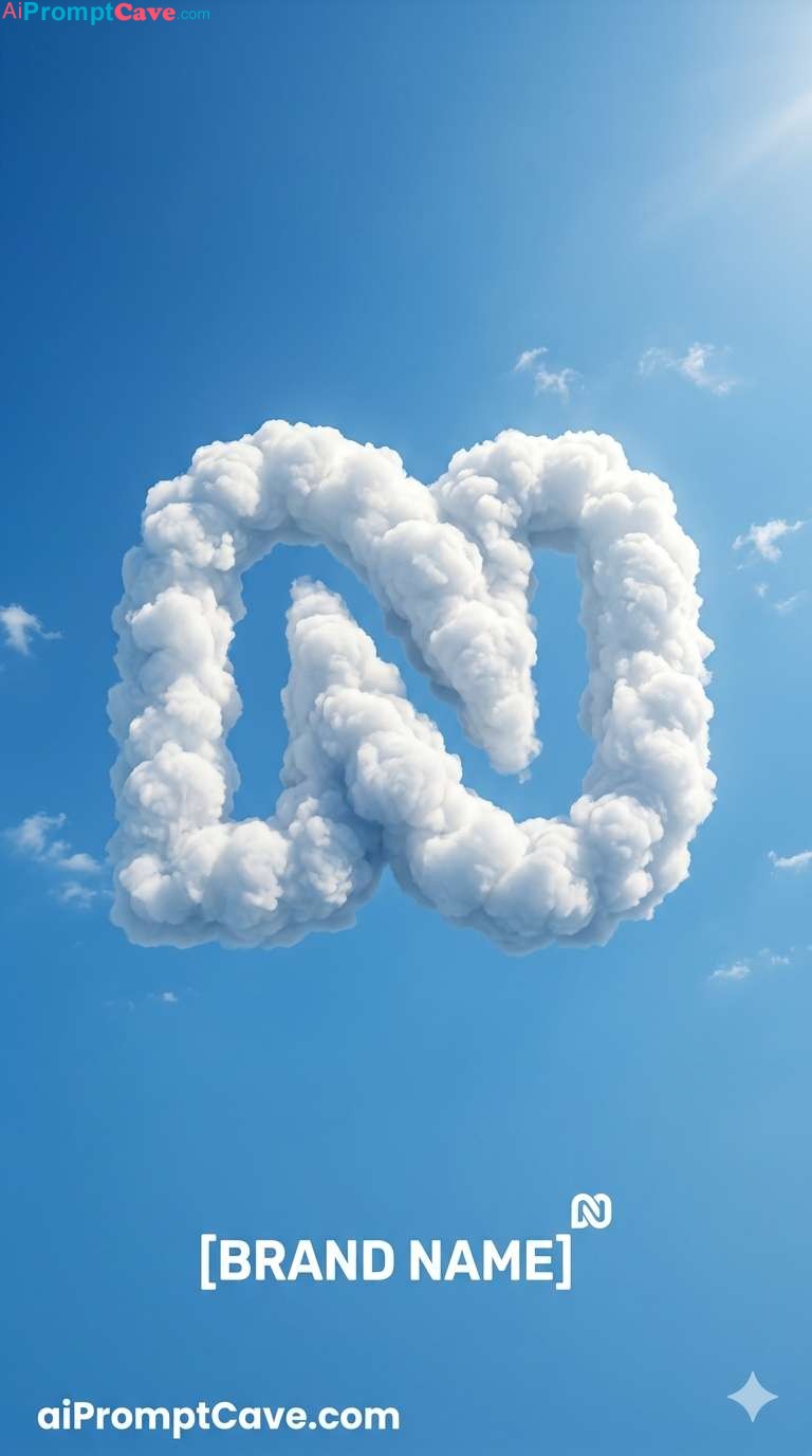 How to Design your Logo as Cloud Sky - Free Ai Image Prompt
