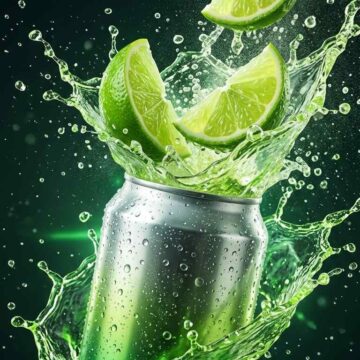 Lime Soda Explosion Advertisement Prompt - Free Ai Image Prompt