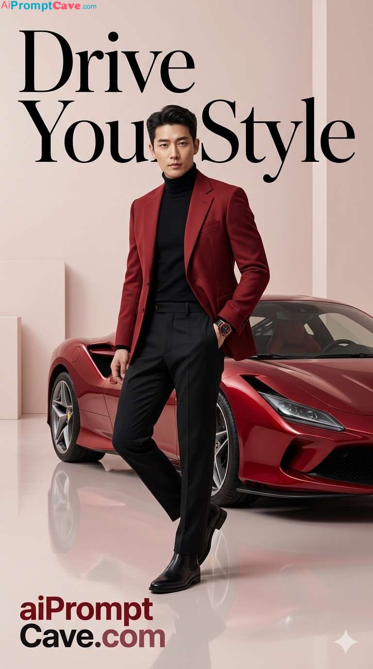Luxury Ferrari Fashion Prompt - Free Ai Image Prompt