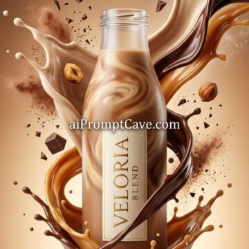 Luxury Gourmet Shake Commercial Prompt - Free Ai Image Prompt
