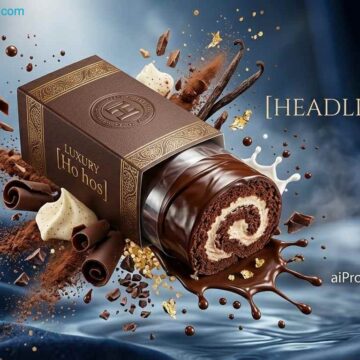 Luxury HoHos Product Advertisement Template - Free Ai Image Prompt