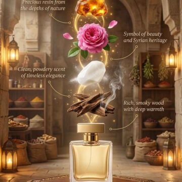 Luxury Syrian Perfume Heritage Advertising Prompt - Free Ai Image Prompt