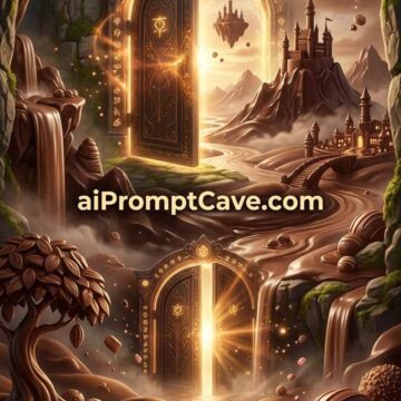 Magical Chocolate World Fantasy Prompt - Free Ai Image Prompt
