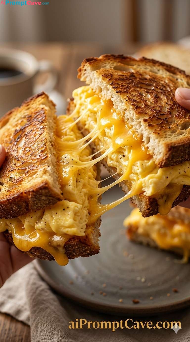 Melting Cheese Sandwich Prompt - Free Ai Image Prompt