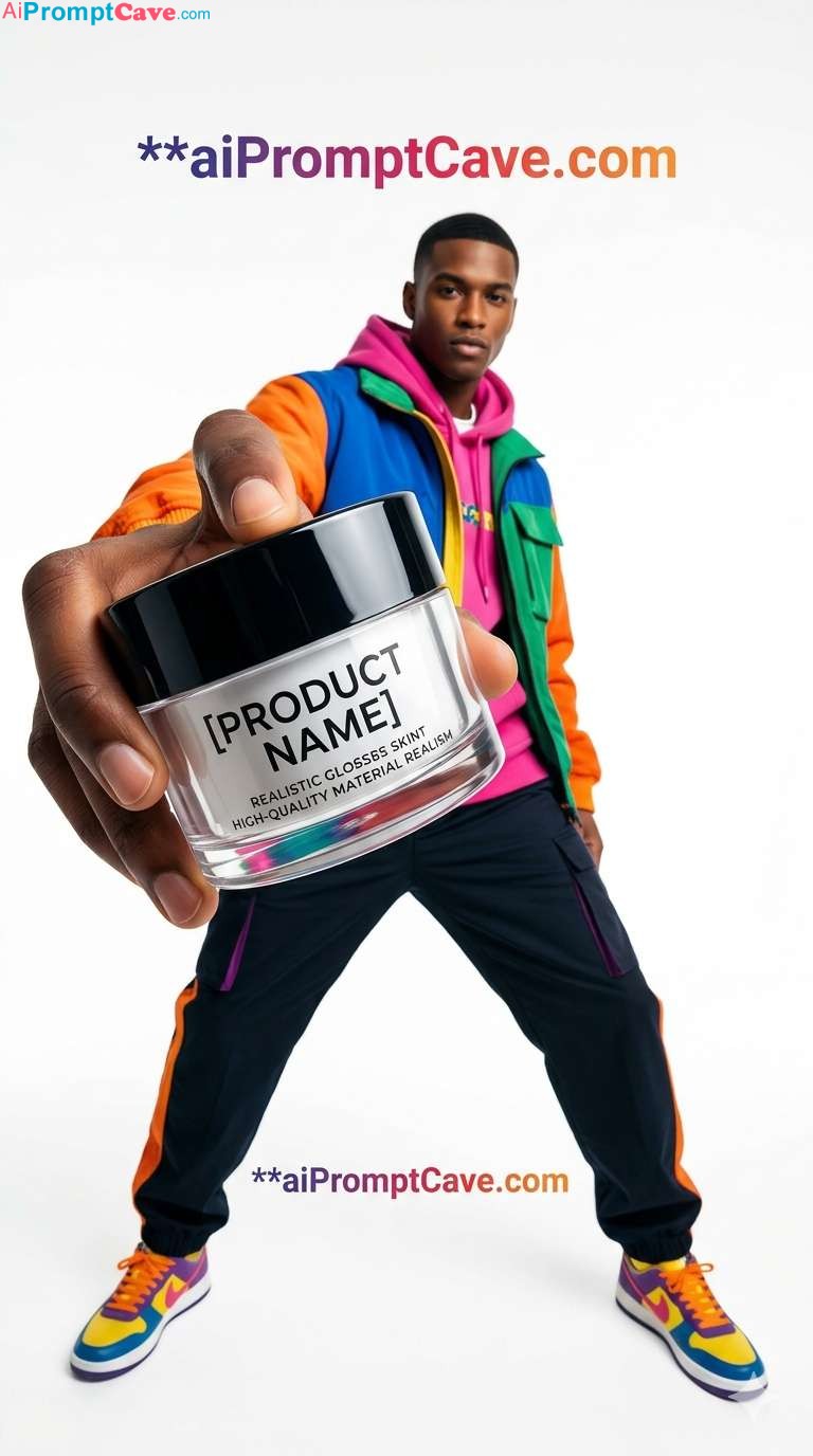 Mens Fashion Product Campaign Prompt - Free Ai Image Prompt