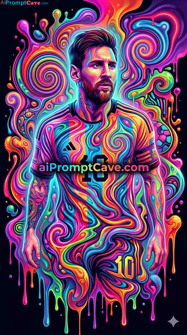 Messi Psychedelic Acid Art Prompt – Free Ai Image Prompt Messi Psychedelic Acid Art Prompt - Free Ai Image Prompt