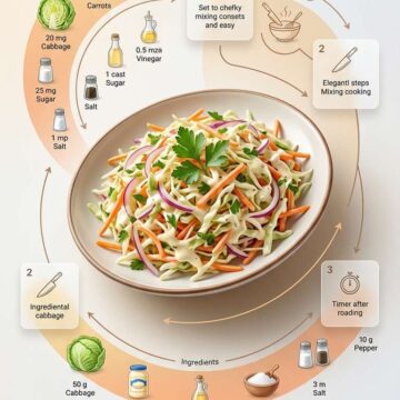 Modern Food Infographic Prompt - Free Ai Image Prompt