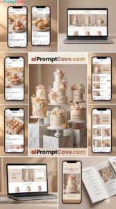 Pastry Shop Digital Marketing Campaign Prompt - Free Ai Image Prompt