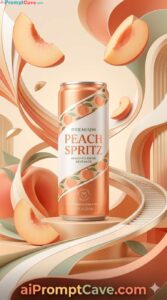 Peach Spritz Global Beverage Prompt - Free Ai Image Prompt