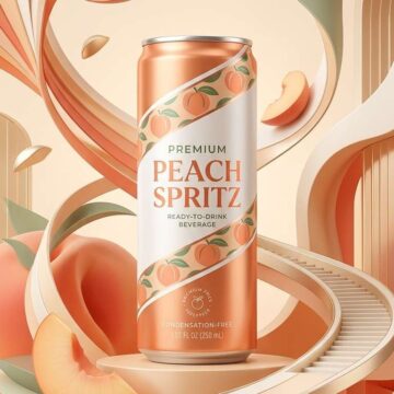 Peach Spritz Global Beverage Prompt - Free Ai Image Prompt