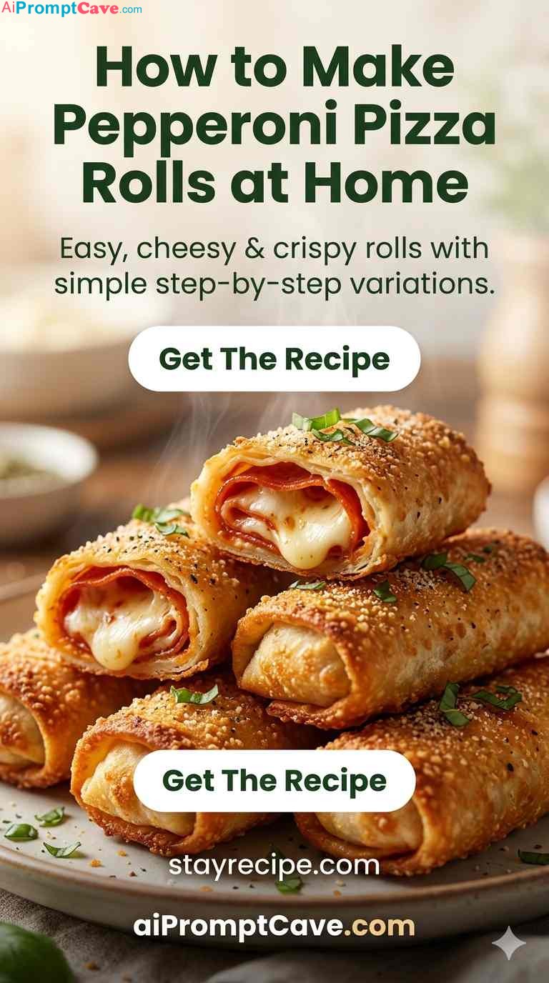 Pepperoni Pizza Rolls Food Blog - Free Ai Image Prompt